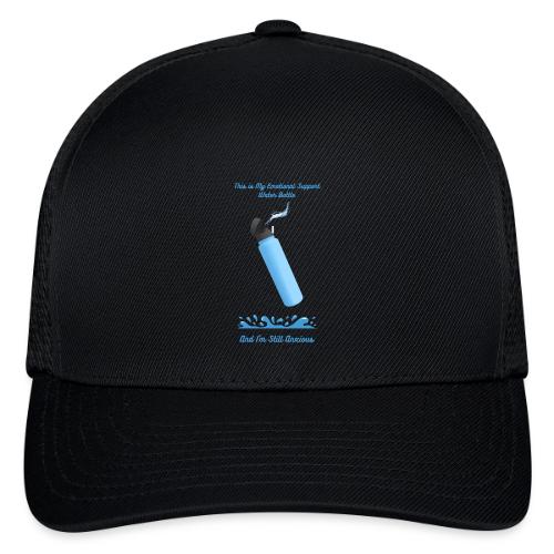 Emotional Support Water Bottle T-Shirt | Still Anx - Flexfit Fitted Baseball Cap