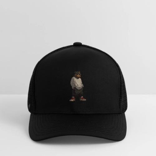 Urban Streetwear Bear Cool Apparel Design - Flexfit Fitted Baseball Cap