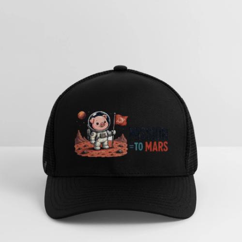 Mission To Mars Space Pig - Flexfit Fitted Baseball Cap