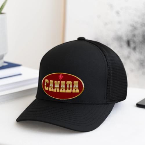 Canada in golden letters - Flexfit Fitted Baseball Cap