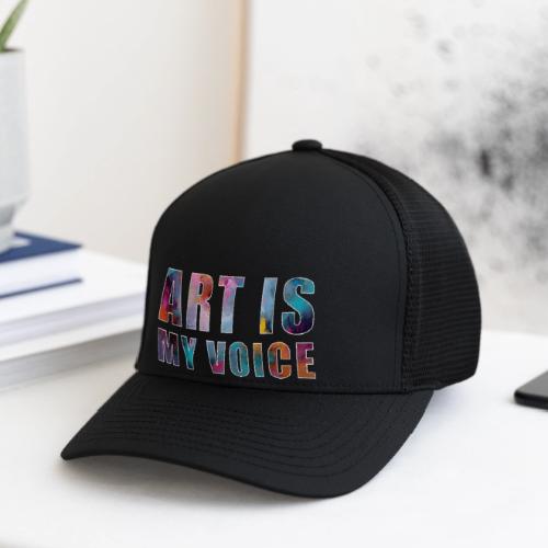 Art Is My Voice - Flexfit Fitted Baseball Cap