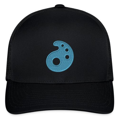 AOEU Blue Embroidered Palette - Flexfit Fitted Baseball Cap