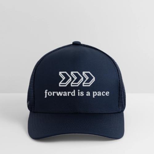 Forward is a Pace - White - Flexfit Fitted Baseball Cap