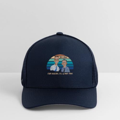 Colorful Vintage Retro Woman T Shirt 24 - Flexfit Fitted Baseball Cap