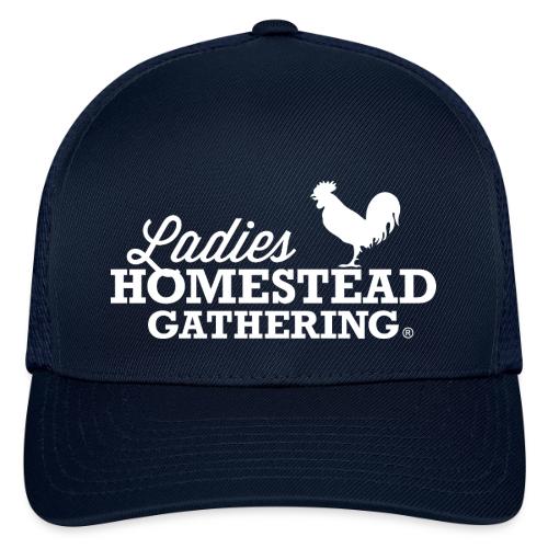 NLHG Logo White - Flexfit Fitted Baseball Cap