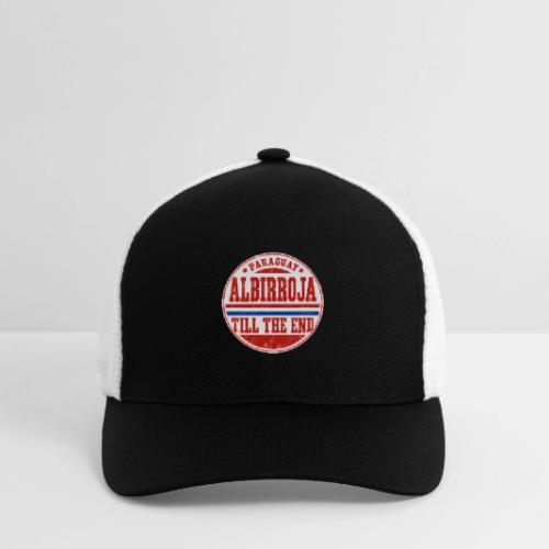 Paraguay Soccer Fan Shirt — Albirroja Till The End - Flexfit Fitted Baseball Cap
