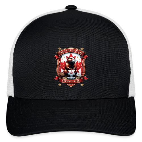 Canada Beaver Crest T-Shirt, Pride Badge Gift - Flexfit Fitted Baseball Cap
