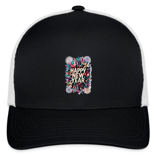 New Year's Party Horn T-Shirt - Flexfit Fitted Baseball Cap