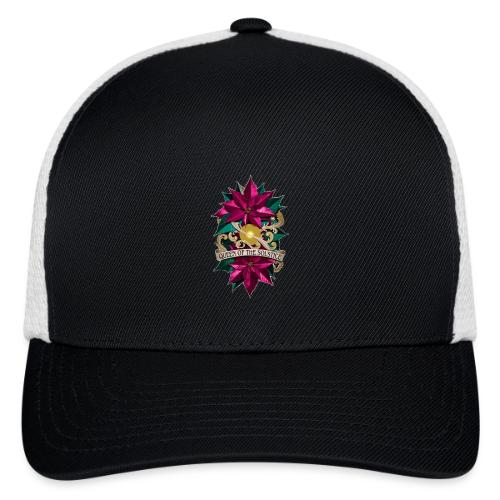 Queen of the Solstice Poinsettia T-Shirt - Flexfit Fitted Baseball Cap
