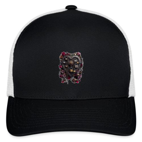 My Heart Permanently on Vacation T-Shirt - Flexfit Fitted Baseball Cap