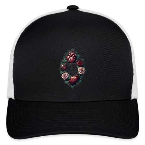 Eternal Bloom Timeless Love Entwined Hearts T-Shir - Flexfit Fitted Baseball Cap