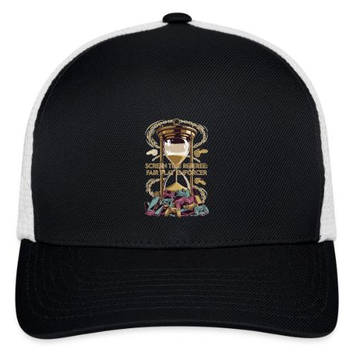 Screen Time Referee T Shirt, Fair Play Enforcer - Flexfit Fitted Baseball Cap