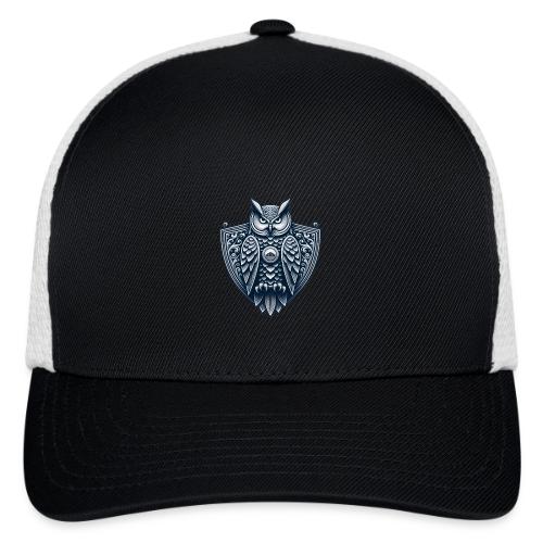 Night Watch Owl T Shirt, Sarcastic Dad Gift - Flexfit Fitted Baseball Cap