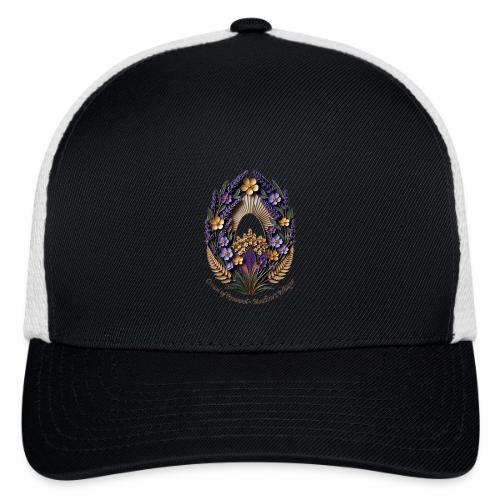 Easter Meadow Crown Renewal T Shirt, Spring Gift - Flexfit Fitted Baseball Cap