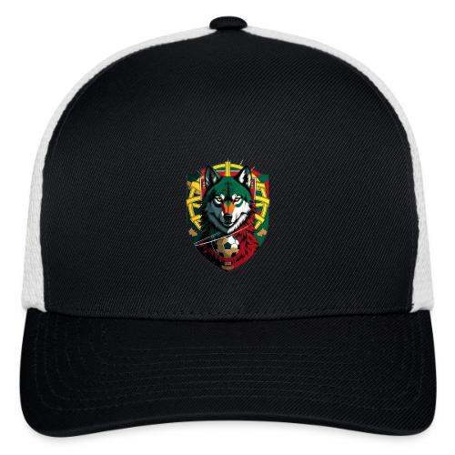 Portugal Iberian Wolf Soccer T Shirt,Football Gift - Flexfit Fitted Baseball Cap