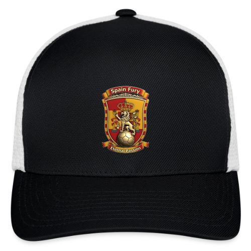 Spain Lion Fury T-Shirt, Spanish Crest Gift - Flexfit Fitted Baseball Cap