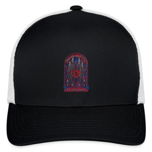 Barcelona Scarlet Pride T Shirt, Vibrant City Gift - Flexfit Fitted Baseball Cap