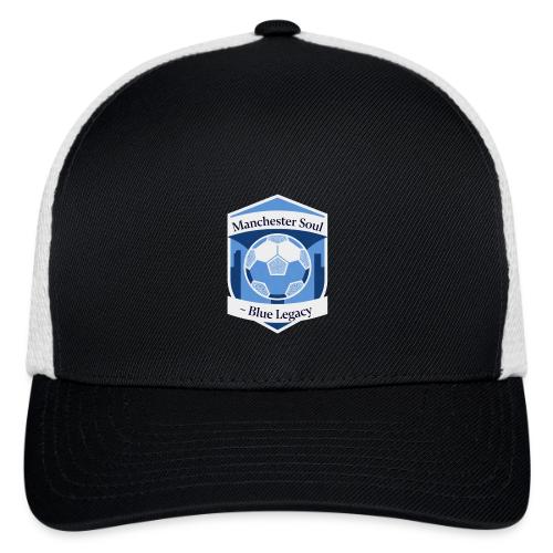 Manchester Soul Soccer City Emblem T Shirt, Gift - Flexfit Fitted Baseball Cap
