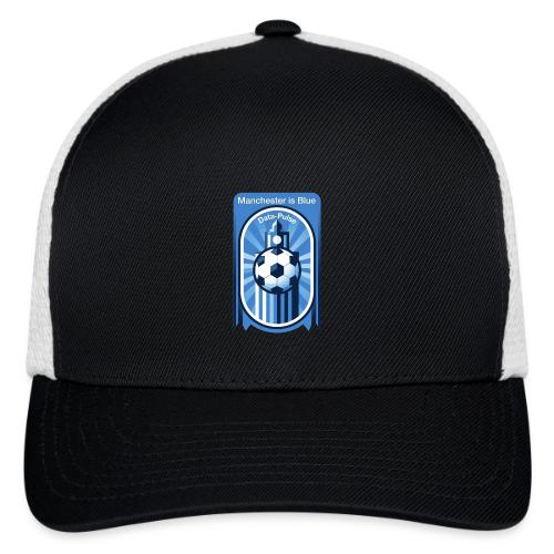 Manchester is Blue Soccer City T Shirt, Apparel - Flexfit Fitted Baseball Cap