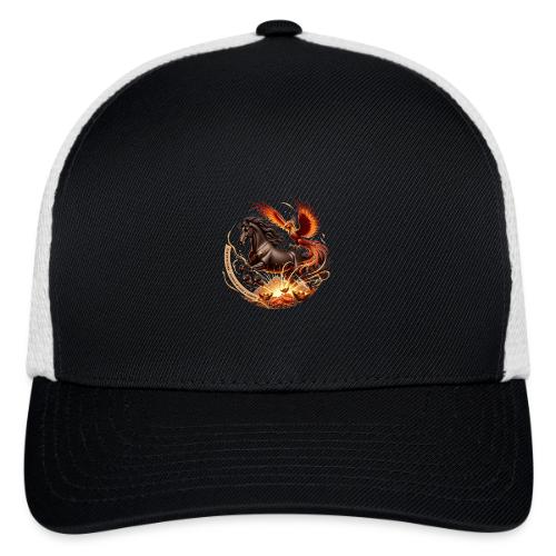 Year of the Horse Phoenix T Shirt, Lunar NY Gift - Flexfit Fitted Baseball Cap