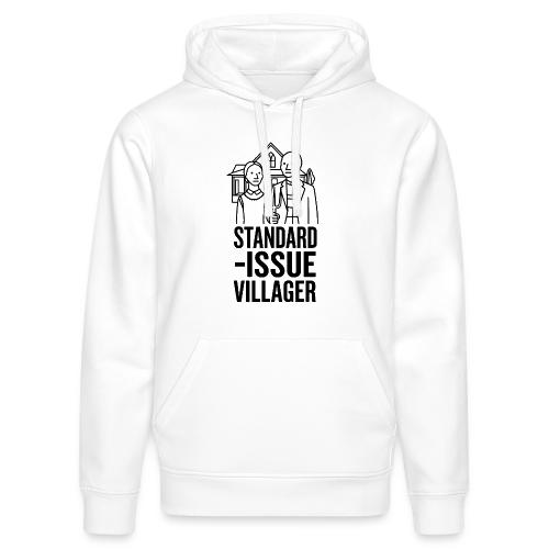 Standard-Issue Villagers (Black on Light) - Stanley/Stella Drummer Unisex Organic Hoodie