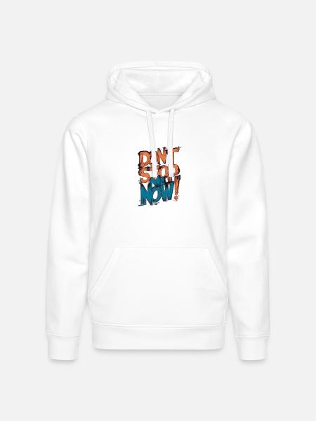 Limitless Energy Burst - Stanley/Stella Drummer Unisex Organic Hoodie - white