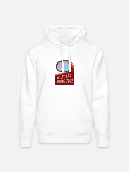 Retro Car wing mirror - Stanley/Stella Drummer Unisex Organic Hoodie - white