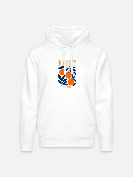 Daddy 2027 - Stanley/Stella Drummer Unisex Organic Hoodie - white