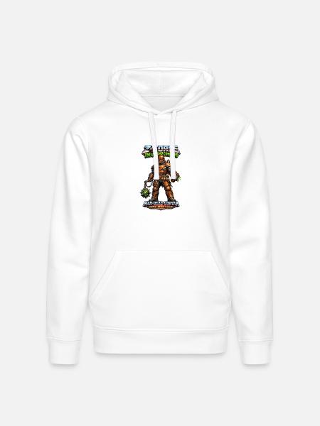 Z-FORCE: MAN-DEAD-GORYAN - Stanley/Stella Drummer Unisex Organic Hoodie - white