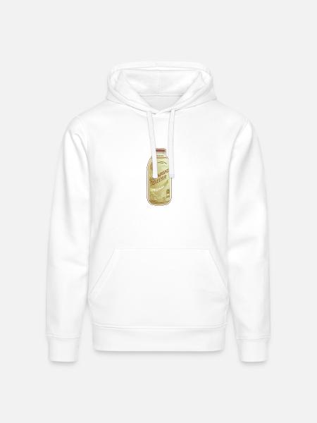 Backrooms Almond Water Original Label - Stanley/Stella Drummer Unisex Organic Hoodie - white