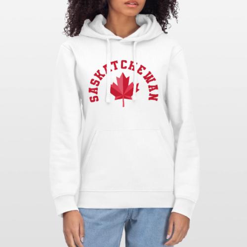 Saskatchewan with maple leaf - Stanley/Stella Drummer Unisex Organic Hoodie