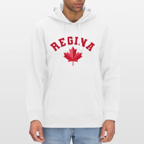 Regina with maple leaf - Stanley/Stella Drummer Unisex Organic Hoodie