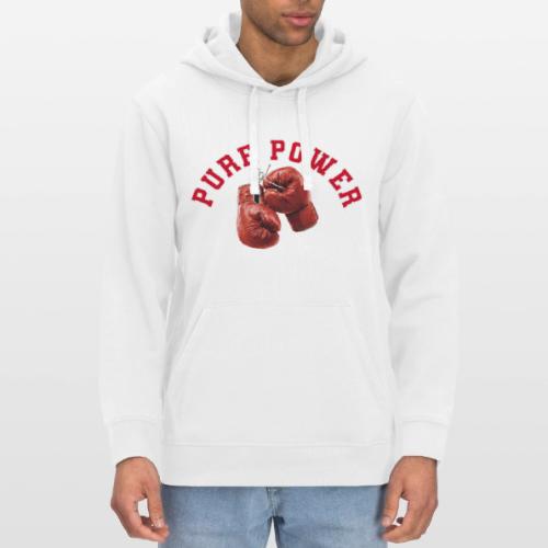 Boxing: Pure Power Punch - Stanley/Stella Drummer Unisex Organic Hoodie