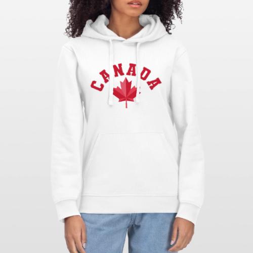 Canada with maple leaf - Stanley/Stella Drummer Unisex Organic Hoodie