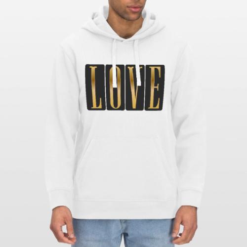 Golden Love - Stanley/Stella Drummer Unisex Organic Hoodie