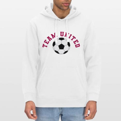 Team United Soccer Ball Sports Design - Stanley/Stella Drummer Unisex Organic Hoodie