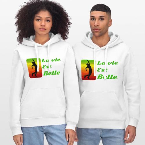 La vie est belle - Stanley/Stella Drummer Unisex Organic Hoodie