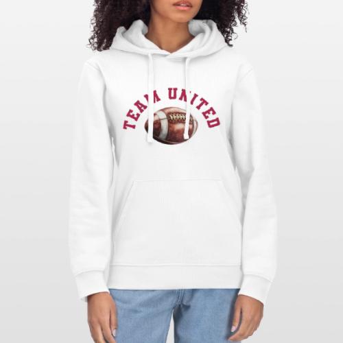 Team United American Football Design - Stanley/Stella Drummer Unisex Organic Hoodie