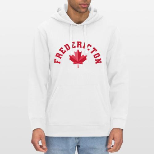 Fredericton with maple leaf - Stanley/Stella Drummer Unisex Organic Hoodie