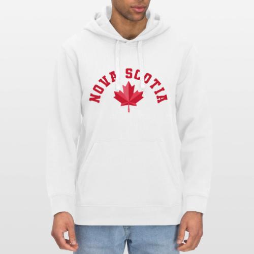 Nova Scotia with maple leaf - Stanley/Stella Drummer Unisex Organic Hoodie