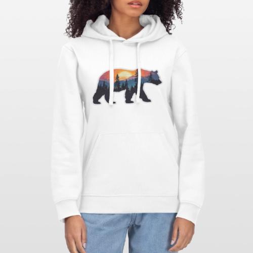 Mountain Spirit Bear - Stanley/Stella Drummer Unisex Organic Hoodie