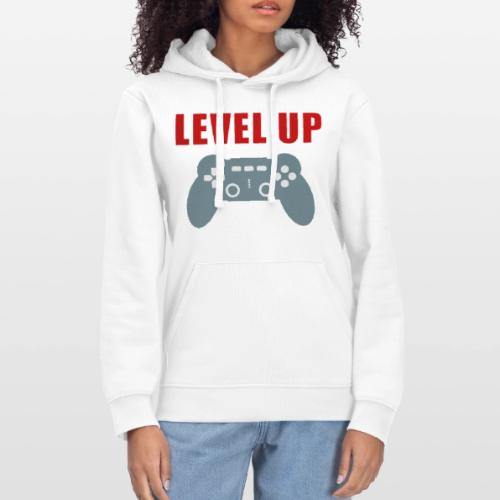 Level Up Gamer Controller Apparel - Stanley/Stella Drummer Unisex Organic Hoodie