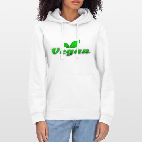 Pure Vegan Leaves - Stanley/Stella Drummer Unisex Organic Hoodie