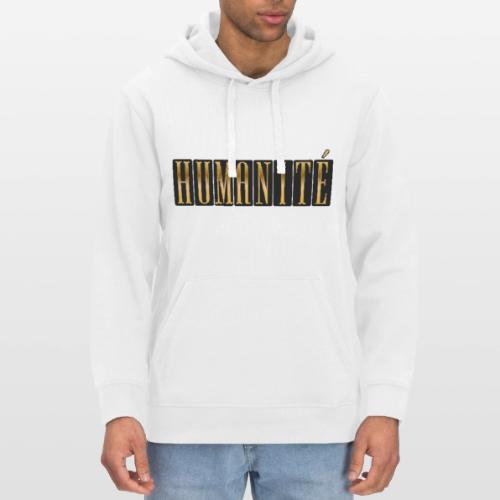 Humanity in Golden Letters - Stanley/Stella Drummer Unisex Organic Hoodie