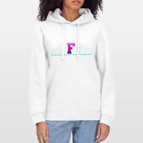 Letter F – Capital Varsity Alphabet Monogram - Stanley/Stella Drummer Unisex Organic Hoodie