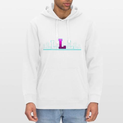 Letter L – Capital Varsity Alphabet Monogram - Stanley/Stella Drummer Unisex Organic Hoodie