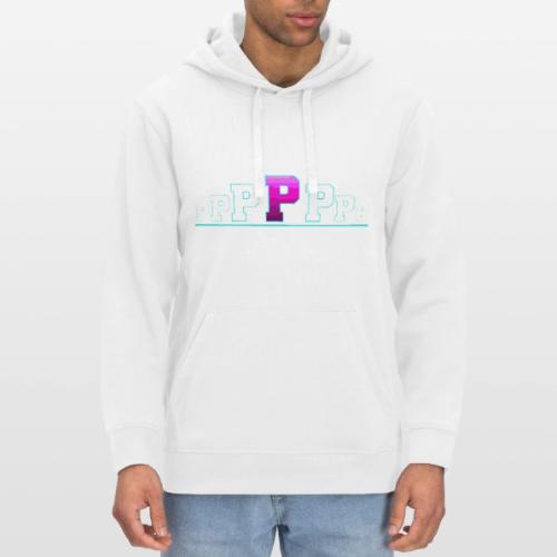 Letter P – Capital Varsity Alphabet Monogram - Stanley/Stella Drummer Unisex Organic Hoodie