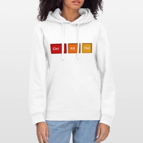 CTRL + ALT + DEL - Stanley/Stella Drummer Unisex Organic Hoodie