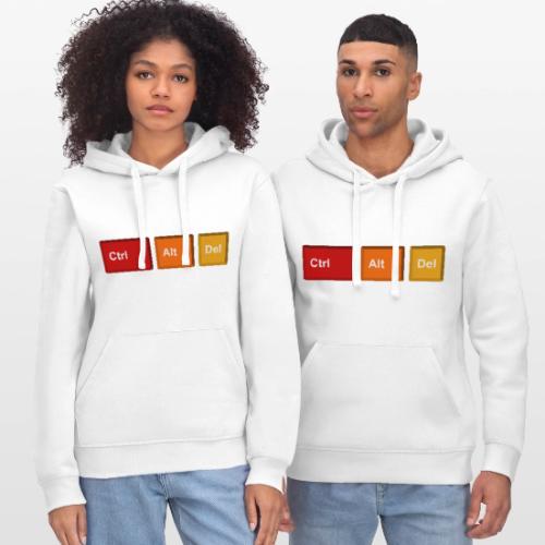 CTRL + ALT + DEL - Stanley/Stella Drummer Unisex Organic Hoodie