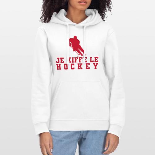 I love hockey - Stanley/Stella Drummer Unisex Organic Hoodie